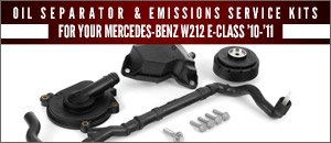 Mercedes-Benz W212 E-Class Emissions Service Kits