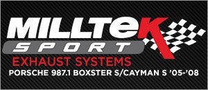 Porsche 987.1 Boxster/Cayman S Milltek Exhaust Systems