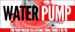 Porsche 955 Cayenne Turbo/S Water Pump With Gasket
