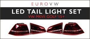 VW MKVII Golf Euro LED Tail Light Sets