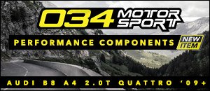 Audi B8 A4 2.0T 034 Motor Sports Performance Components