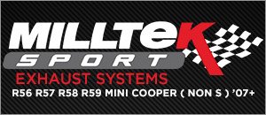 MINI R56/R57/R58/R59 Milltek Performance Exhaust System