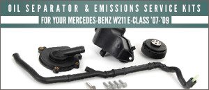 Mercedes-Benz W211 E550 Emissions Service Kits