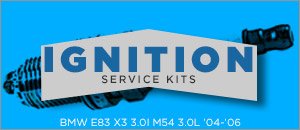 BMW E83 X3 3.0i Ignition Service Kit