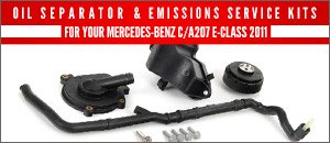 Mercedes-Benz C/A207 E550 Emissions Service Kits