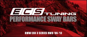 BMW E9x 3 Series RWD ECS Front & Rear Sway Bars