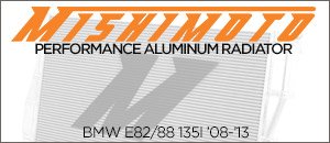 BMW E82/E88 135i Mishimoto Performance Radiator