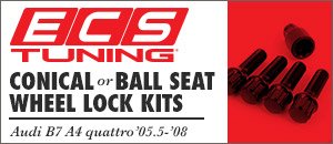 Audi B7 A4 quattro Conical & Ball Seat Wheel Locks