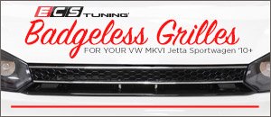 VW MKVI Jetta Sportwagen ECS Badgeless Grilles