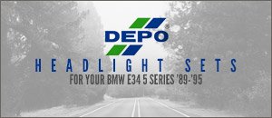 BMW E34 5 Series Depo Projection Headlights