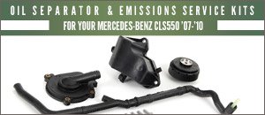 Mercedes-Benz CLS550 Emissions Service Kits