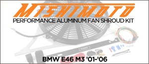 BMW E46 M3 Mishimoto Performance Fan Shroud Kit