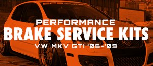 VW MKV GTI Performance Brake Options