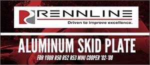MINI R50/R52/R53 Rennline Aluminum Skid Plate