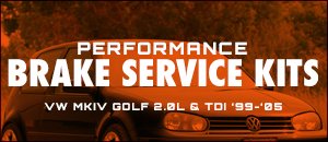 VW MKIV Golf 2.0L & TDI Performance Brake Options