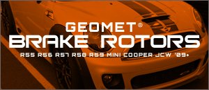 R55-R59 MINI JCW GEOMET&reg; Coated Rotors