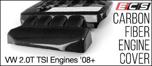 VW 2.0T TSI ECS Carbon Fiber Engine Cover