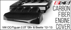 VW Beetle/Tiguan/CC 2.0T ECS Carbon Fiber Engine Cover