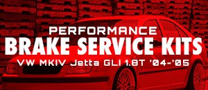 VW MKIV GLI Performance Brake Options