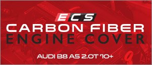 Audi B8 A5 2.0T ECS Carbon Fiber Engine Cover
