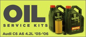 Audi C6 A6 4.2L Oil Service Kits