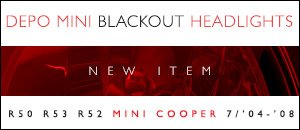 R50 R52 R53 MINI Depo Blackout Headlights