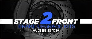Audi B8 S5 ECS Stage 2 Front Big Brake Kit