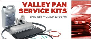 BMW E38 7 Series Valley Pan Service Kits
