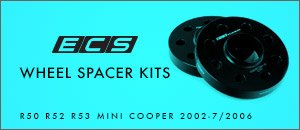 R50 R52 R53 MINI Cooper ECS Wheel Spacer Kits