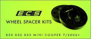 R50 R52 R53 MINI Cooper (7/2006+) ECS Wheel Spacer Kits