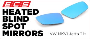 VW MKVI Jetta ECS Heated Blind Spot Mirrors