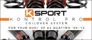 Audi 8P A3 Ksport Kontrol Pro Coilover Kit