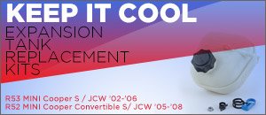 MINI R52/R53 Cooper S/JCW Coolant Expansion Tank Kits