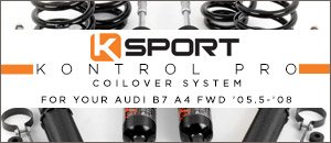 Audi B7 A4 FWD Ksport Kontrol Pro Coilover Kit