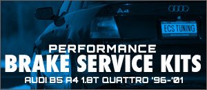 Audi B5 A4 1.8T Quattro ECS Assembled Brake Service Kit