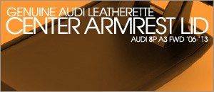 Audi 8P A3 Center Armrest Lid