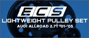 Audi C5 allroad 2.7T ECS Lightweight Pulleys