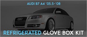 Audi B7 A4 Refrigerated Glove Box Kit