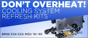 BMW E34 525i M50 Cooling System Refresh Kits
