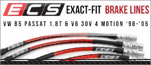 VW B5 Passat 4Motion ECS Exact-Fit Brake Lines