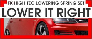Volkswagen MKVII Golf/GTI FK High Tec Lowering Springs
