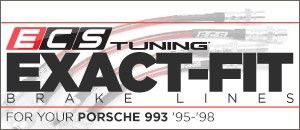 Porsche 993 ECS Exact-Fit Brake Lines
