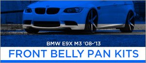 BMW E9x M3 Genuine BMW Front Belly Pan Kit