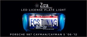 Porsche 987 Cayman Ziza LED License Plate Kit