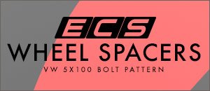 VW 5x100 ECS Wheel Spacers