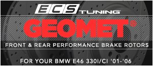 BMW E46 330i/Ci ECS GEOMET&reg; Rotors