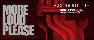 Audi RS5 Milltek Sport Cat-Back Exhaust Systems