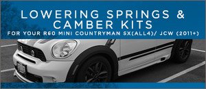 MINI R60 Lowering Spring & Camber Kits
