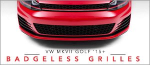 VW MKVII Golf ECS Badgeless Grilles