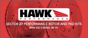 BMW E30 3 Series Hawk Performance Brake Kits